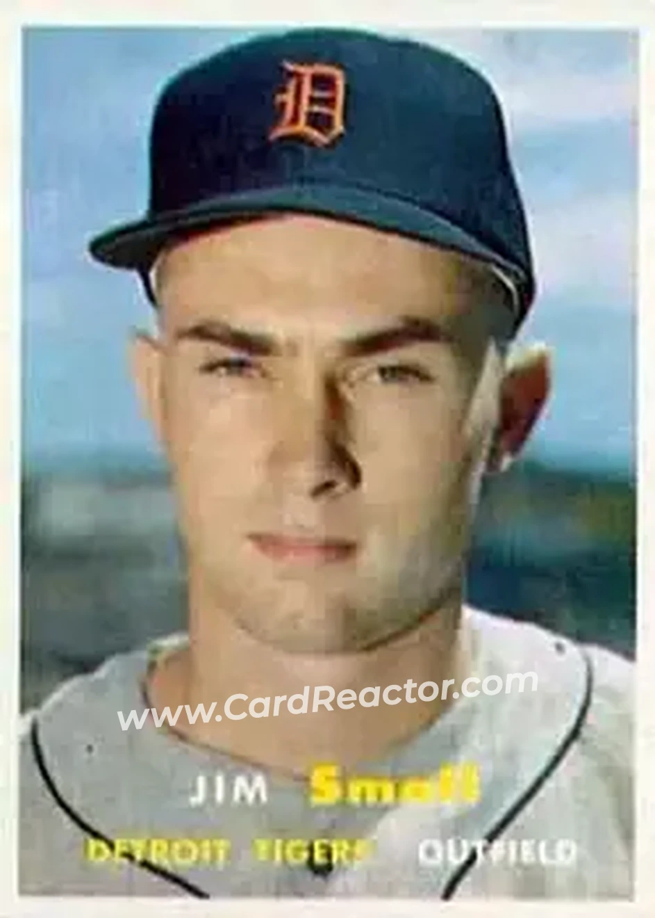 1957 Topps #33 - Jim Small - Detroit Tigers - Front