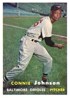 1957 Topps #43 - Connie Johnson - Baltimore Orioles