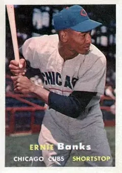 1957 Topps #55 - Ernie Banks