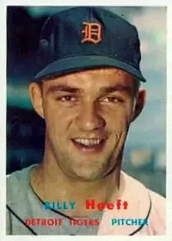 1957 Topps #60 - Billy Hoeft - Detroit Tigers