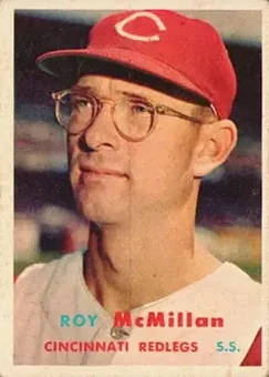 1957 Topps #69 - Roy McMillan - Cincinnati Redlegs