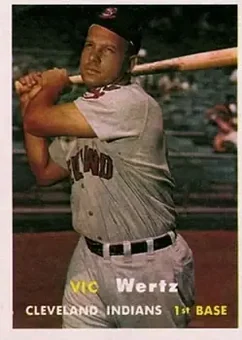 1957 Topps #78 - Vic Wertz - Cleveland Indians