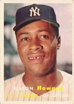 1957 Topps #82 - Elston Howard - New York Yankees