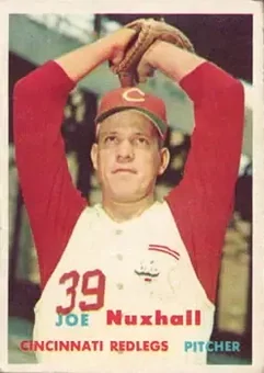 1957 Topps #103 - Joe Nuxhall - Cincinnati Redlegs
