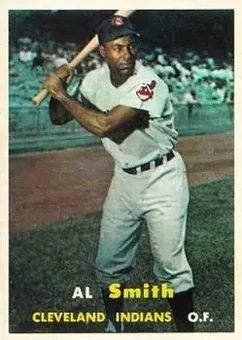 1957 Topps #145 - Al Smith - Cleveland Indians