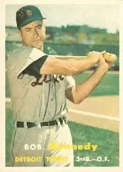 1957 Topps #149 - Bob Kennedy - Detroit Tigers