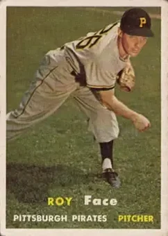 1957 Topps #166 - Roy Face - Pittsburgh Pirates