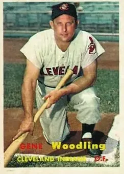 1957 Topps #172 - Gene Woodling - Cleveland Indians