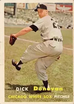 1957 Topps #181 - Dick Donovan - Chicago White Sox