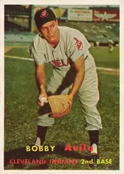 1957 Topps #195 - Roberto Avila - Cleveland Indians