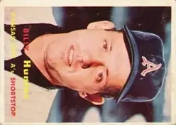 1957 Topps #207 - Billy Hunter - Kansas City Athletics
