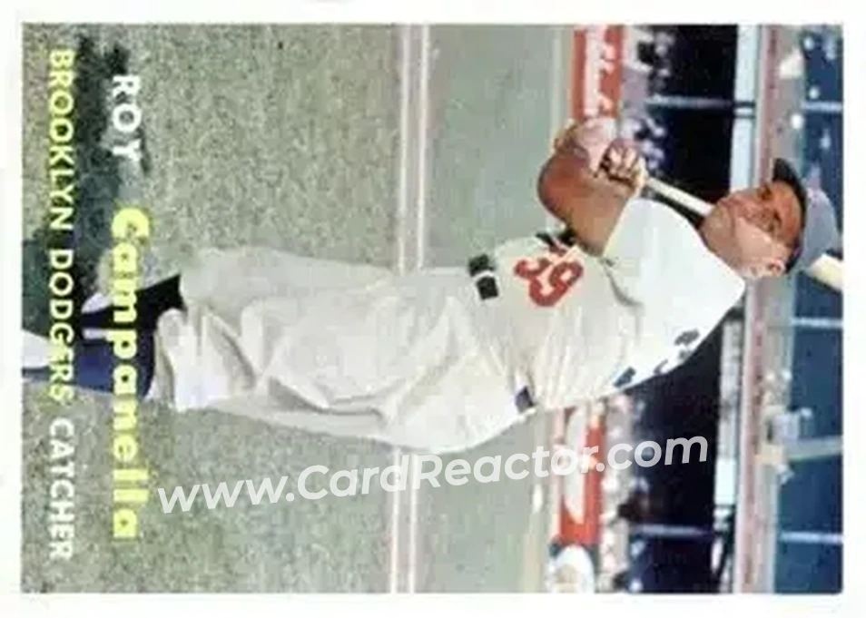 1957 Topps #210 - Roy Campanella - Brooklyn Dodgers