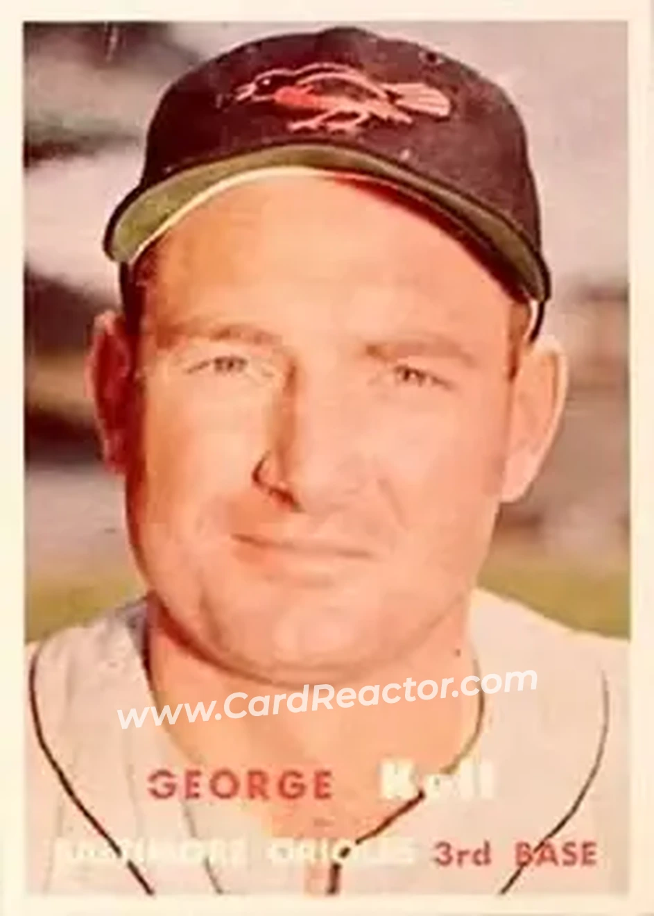 1957 Topps #230 - George Kell - Baltimore Orioles