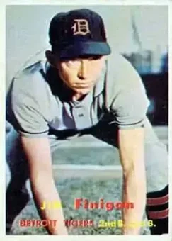 1957 Topps #248 - Jim Finigan - Detroit Tigers