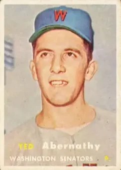 1957 Topps #293 - Ted Abernathy - Washington Senators