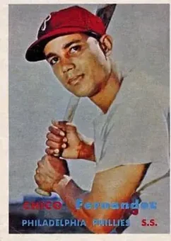 1957 Topps #305 - Chico Fernandez - Philadelphia Phillies