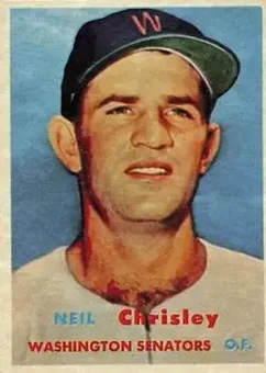 1957 Topps #320 - Neil Chrisley - Washington Senators