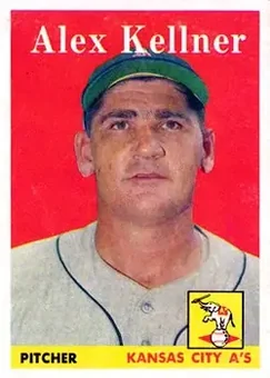 1958 Topps #3 - Alex Kellner - Kansas City Athletics