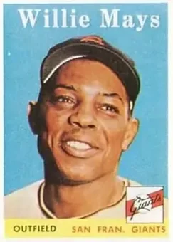 1958 Topps #5 - Willie Mays - San Francisco Giants