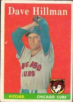 1958 Topps #41 - Dave Hillman - Chicago Cubs