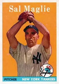 1958 Topps #43 - Sal Maglie - New York Yankees