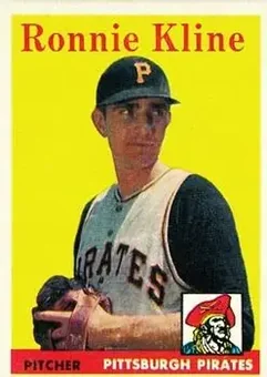 1958 Topps #82 - Ronnie Kline - Pittsburgh Pirates