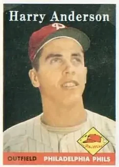 1958 Topps #171 - Harry Anderson - Philadelphia Phillies