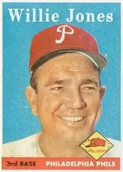 1958 Topps #181 - Willie Jones - Philadelphia Phillies