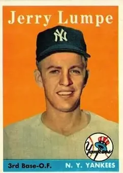 1958 Topps #193 - Jerry Lumpe - New York Yankees