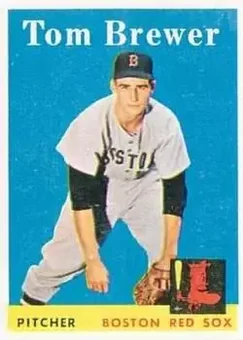 1958 Topps #220 - Tom Brewer - Boston Red Sox