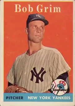 1958 Topps #224 - Bob Grim - New York Yankees