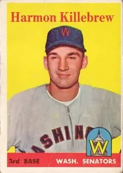 1958 Topps #288 - Harmon Killebrew - Washington Senators