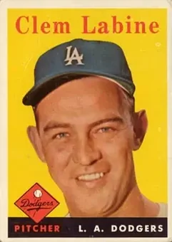 1958 Topps #305 - Clem Labine - Los Angeles Dodgers
