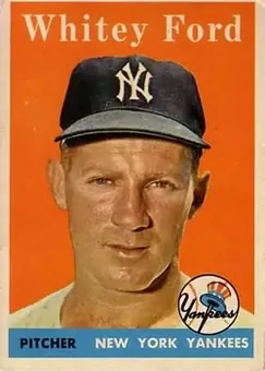 1958 Topps #320 - Ed "Whitey" Ford - New York Yankees
