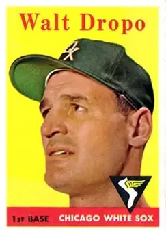 1958 Topps #338 - Walt Dropo - Chicago White Sox