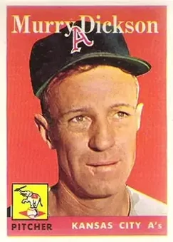 1958 Topps #349 - Murry Dickson - Kansas City Athletics
