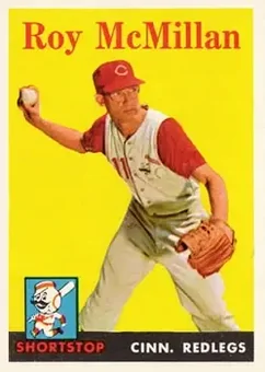 1958 Topps #360 - Roy McMillan - Cincinnati Redlegs