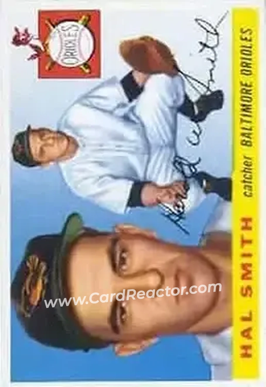 1955 Topps #8 - Hal Smith - Baltimore Orioles - Front