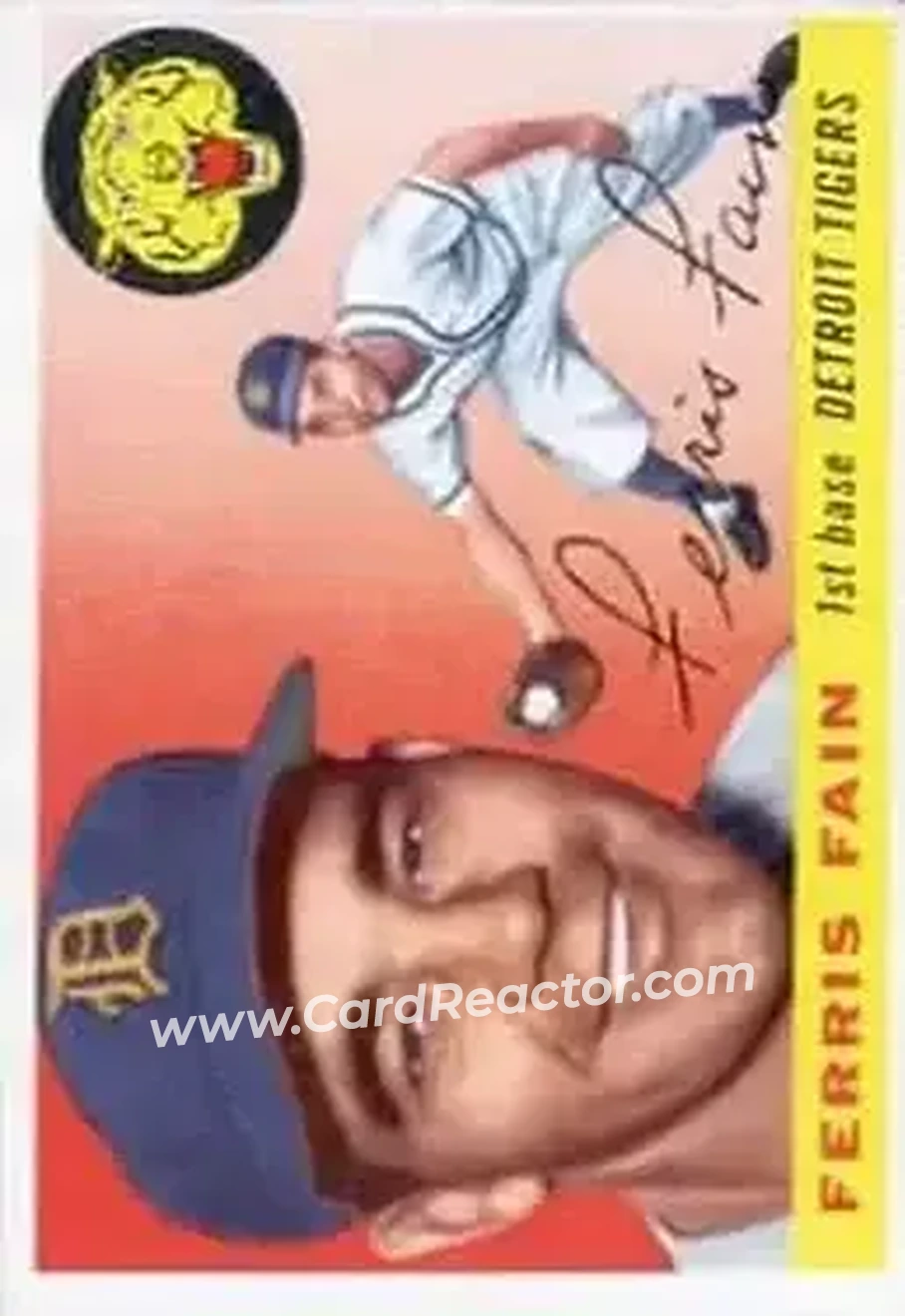 1955 Topps #11 - Ferris Fain - Detroit Tigers - Front 1955 Topps #11 - Ferris Fain - Detroit Tigers - Front
