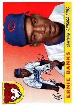 1955 Topps #28 Ernie Banks