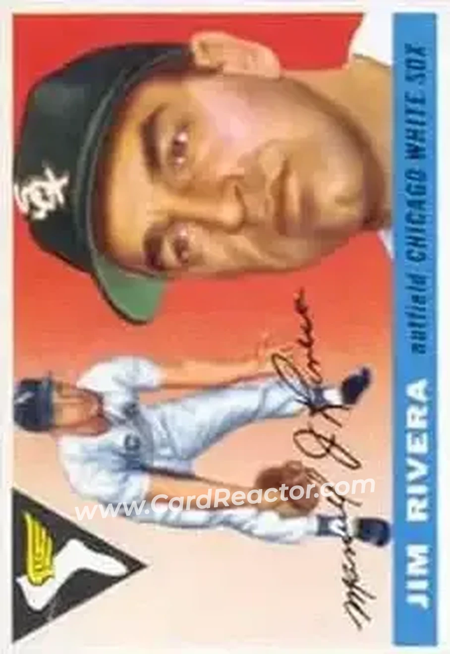1955 Topps #58 - Jim Rivera - Chicago White Sox - Front