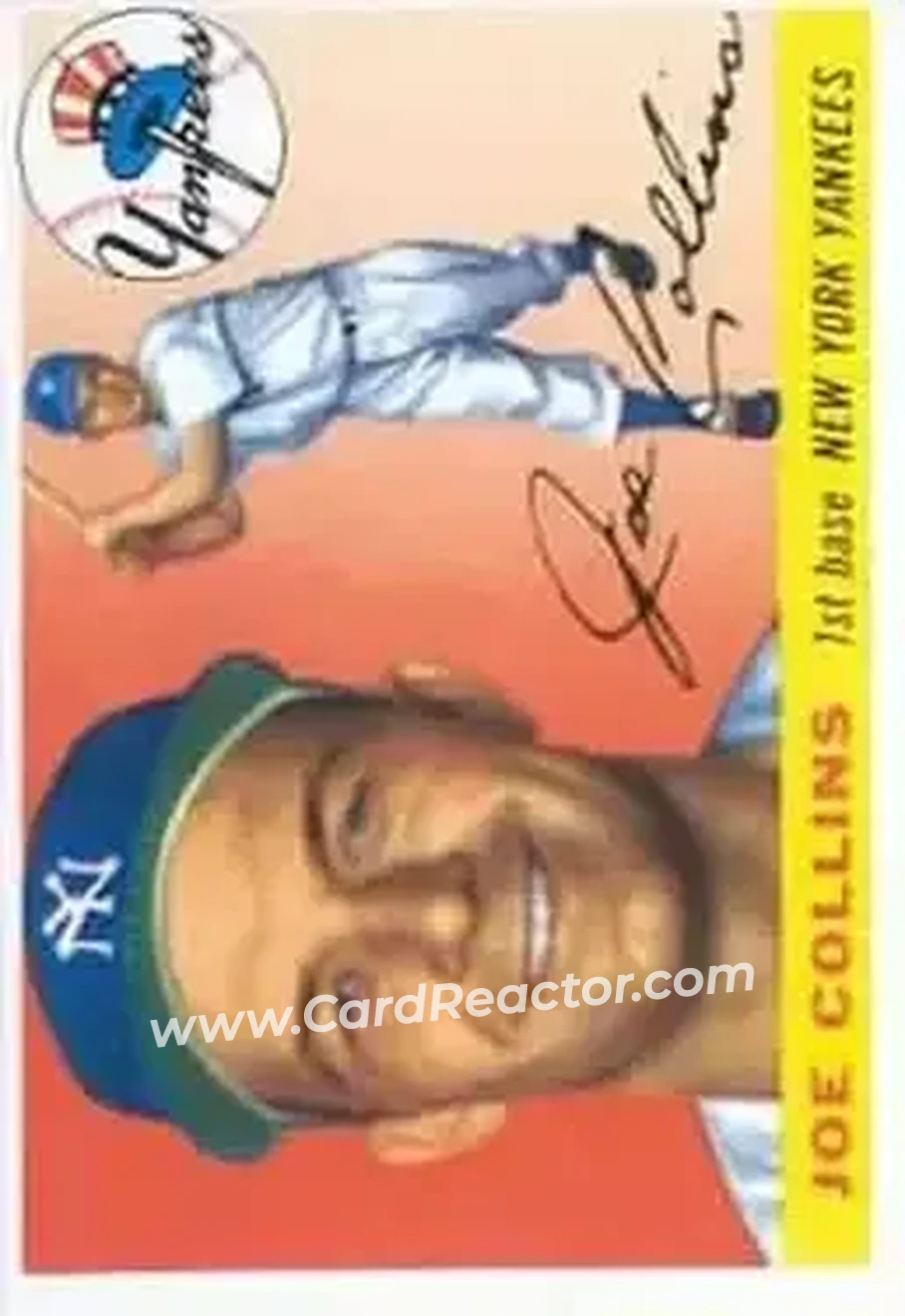 1955 Topps #63 - Joe Collins - New York Yankees - Front 1955 Topps #63 - Joe Collins - New York Yankees - Front