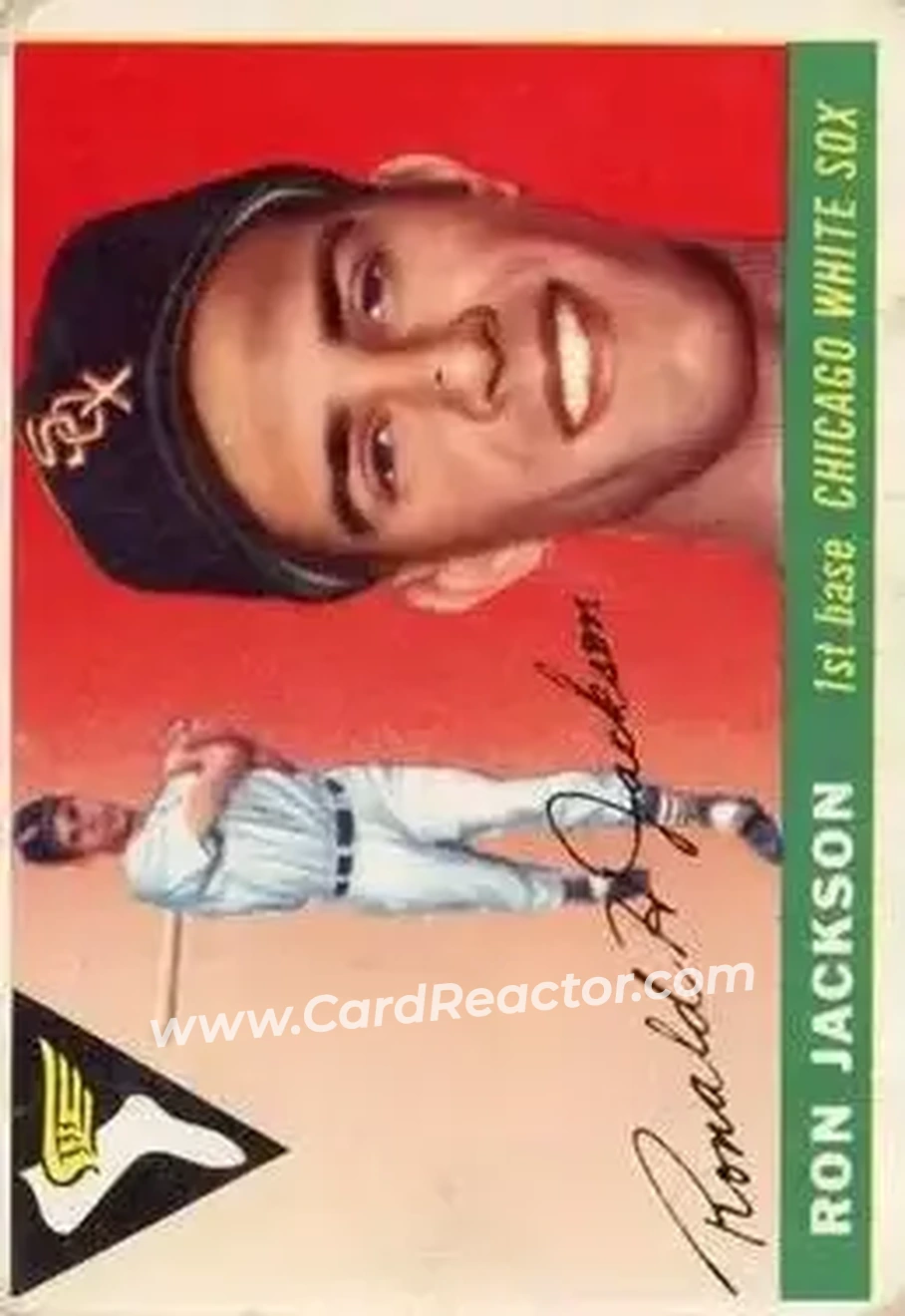 1955 Topps #66 - Ron Jackson - Chicago White Sox - Front