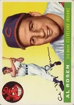 1955 Topps #70 - Al "Flip" Rosen - Cleveland Indians