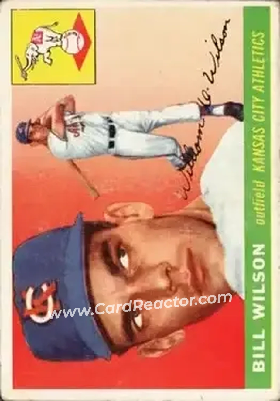 1955 Topps #86 - Bill Wilson - Kansas City Athletics - Front 1955 Topps #86 - Bill Wilson - Kansas City Athletics - Front