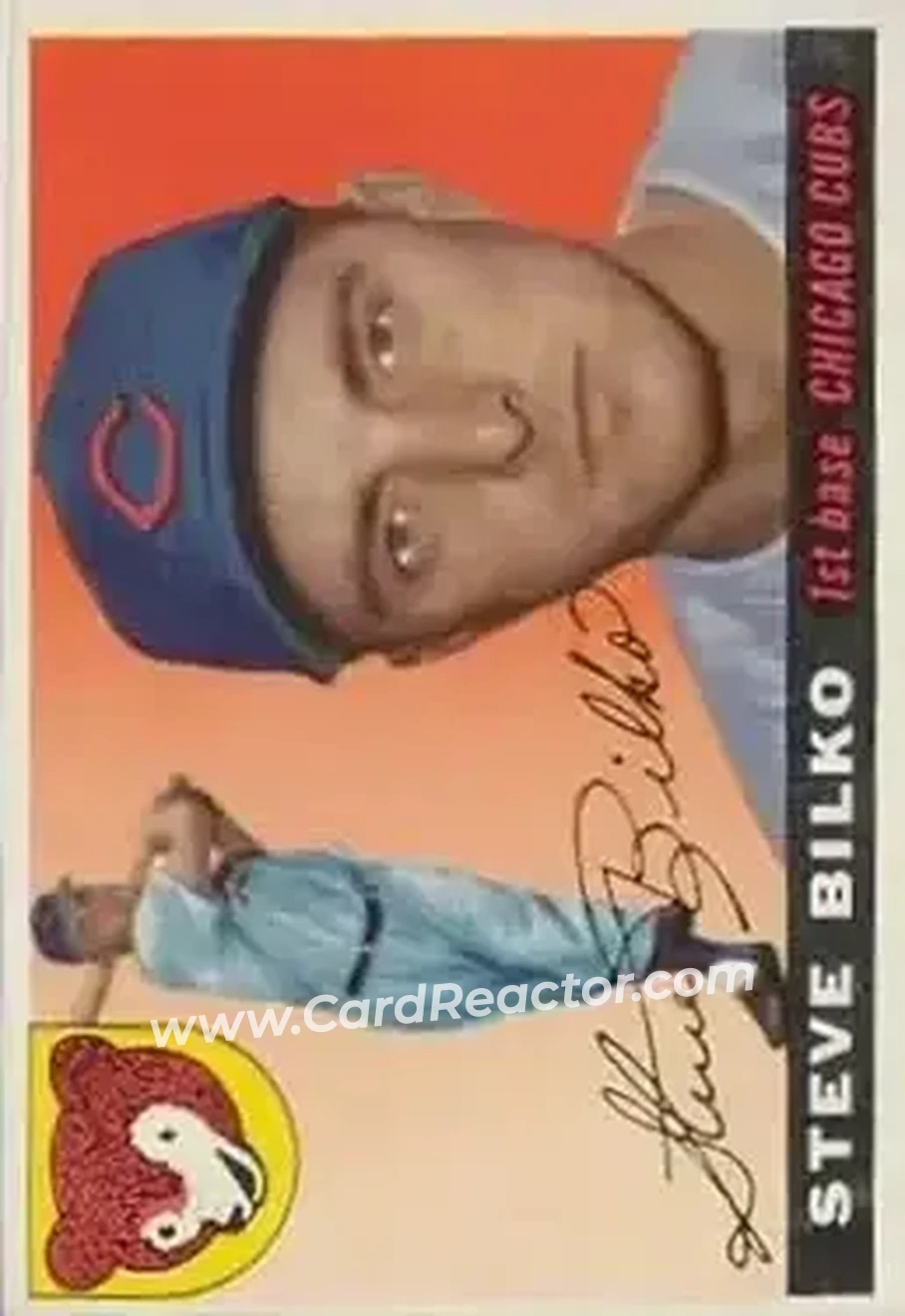 1955 Topps #93 - Steve Bilko - Chicago Cubs - Front