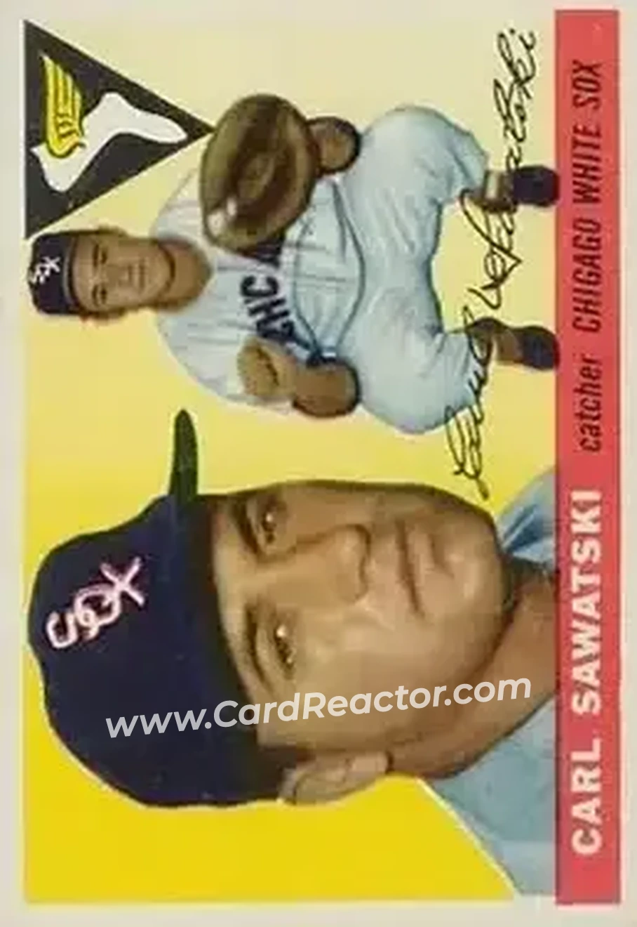 1955 Topps #122 - Carl Sawatski - Chicago White Sox - Front