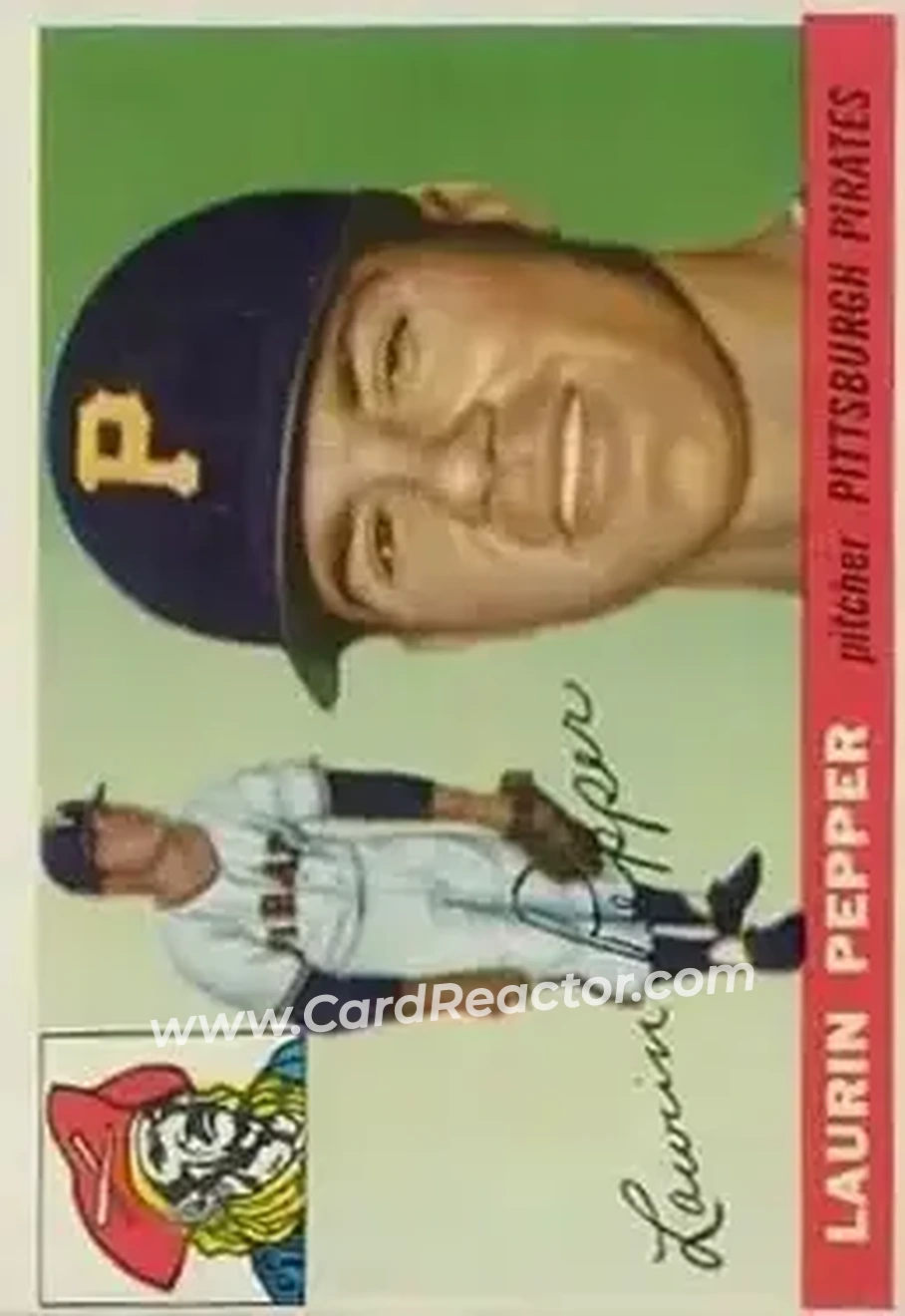 1955 Topps #147 - Laurin Pepper - Pittsburgh Pirates - Front 1955 Topps #147 - Laurin Pepper - Pittsburgh Pirates - Front