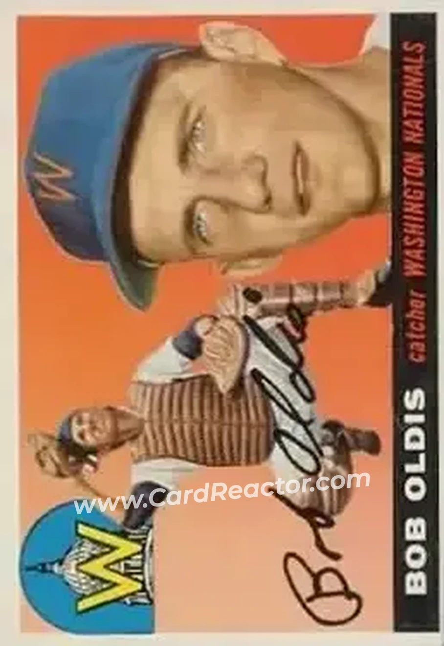 1955 Topps #169 - Bob Oldis - Washington Senators - Front