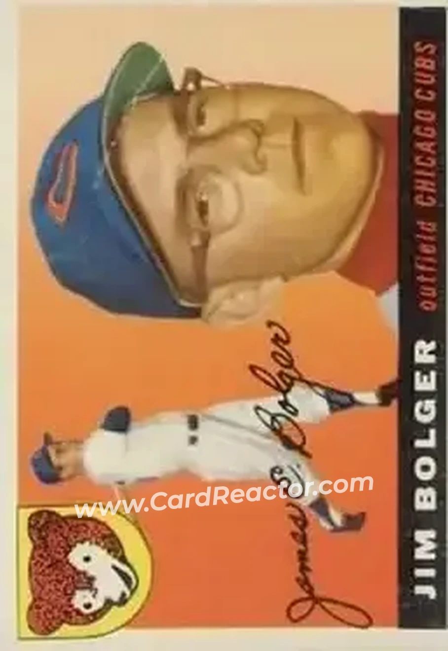 1955 Topps #179 - Jim Bolger - Chicago Cubs - Front 1955 Topps #179 - Jim Bolger - Chicago Cubs - Front